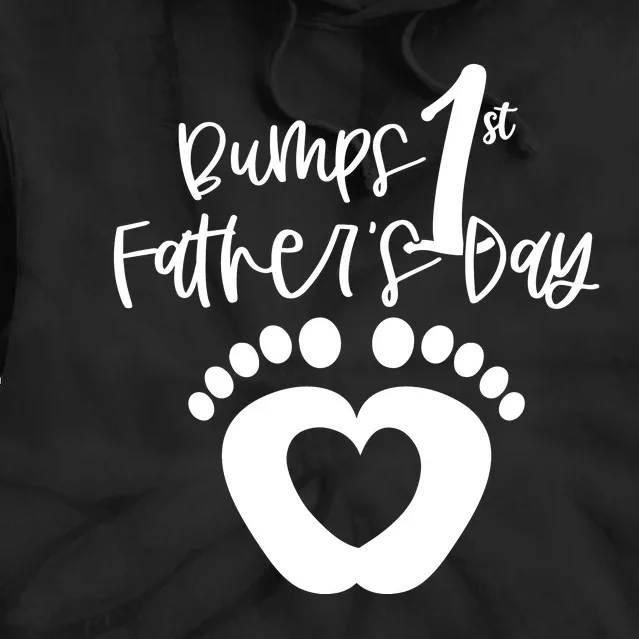 Bumps 1st Father's Day Tie Dye Hoodie