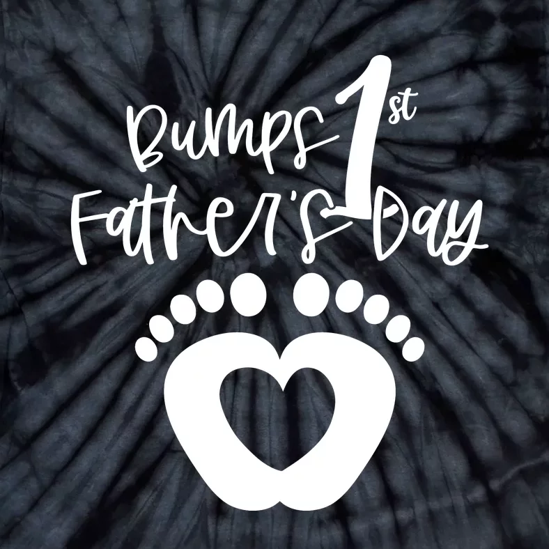 Bumps 1st Father's Day Tie-Dye T-Shirt