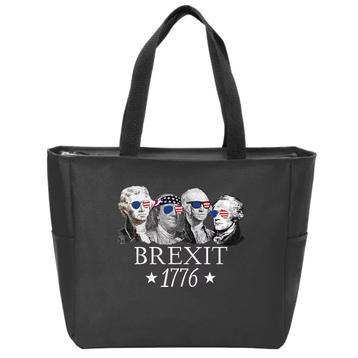 Brexit 1776 Founding Fathers American Independence USA Zip Tote Bag