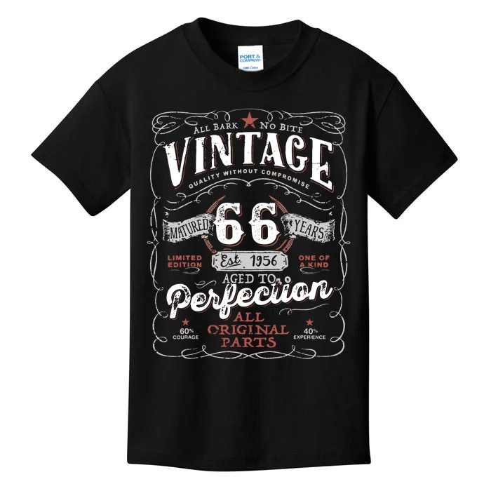 Birthday 1956 Gift Vintage 66 Birthday Kids T-Shirt