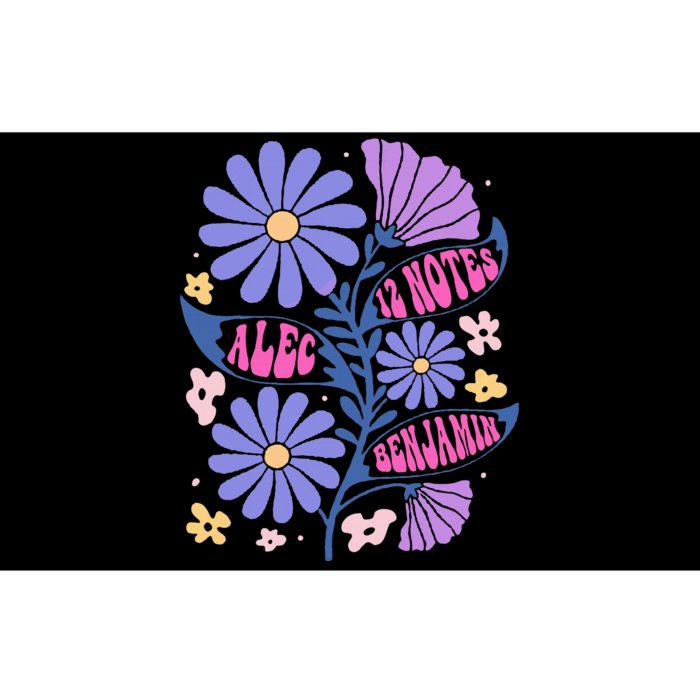 Benjamin 12 Notes Flower Art Alec Bumper Sticker