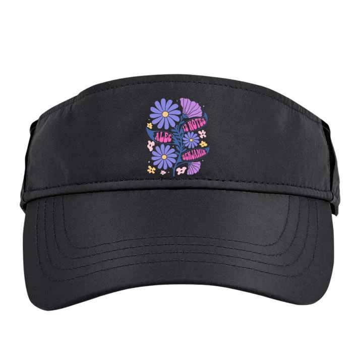 Benjamin 12 Notes Flower Art Alec Adult Drive Performance Visor