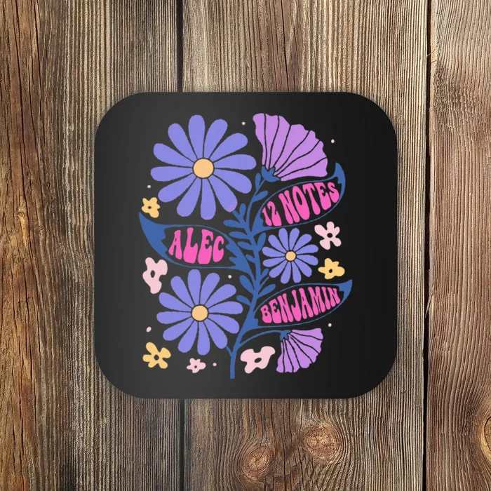 Benjamin 12 Notes Flower Art Alec Coaster