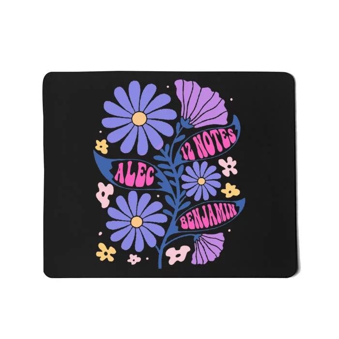 Benjamin 12 Notes Flower Art Alec Mousepad