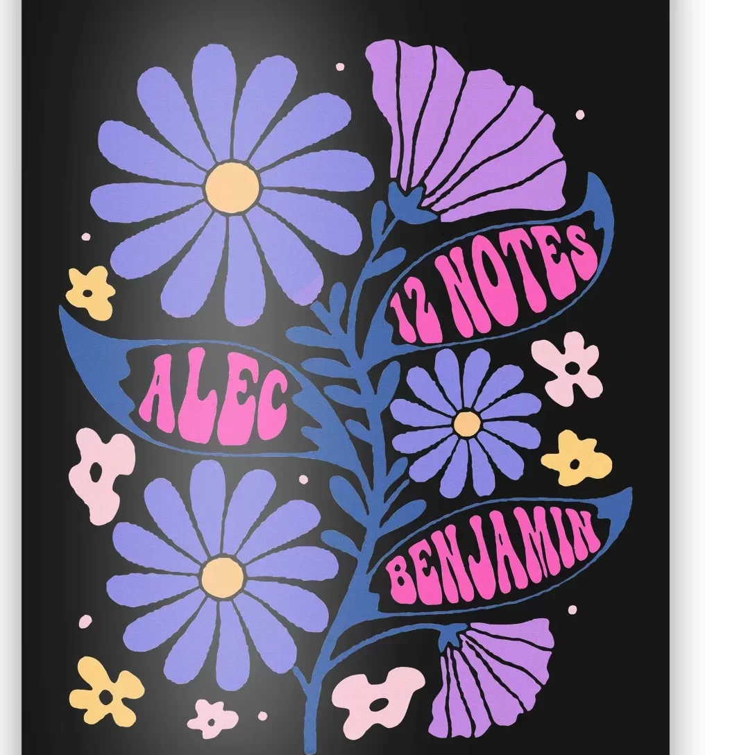 Benjamin 12 Notes Flower Art Alec Poster