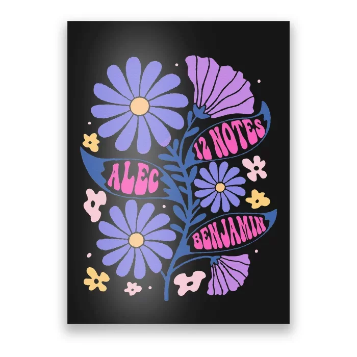 Benjamin 12 Notes Flower Art Alec Poster