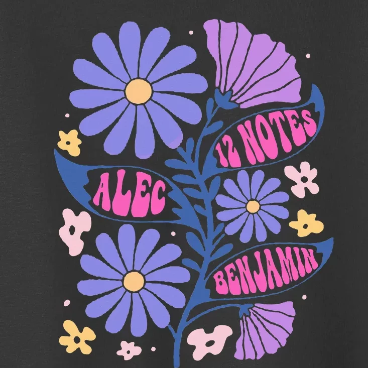 Benjamin 12 Notes Flower Art Alec Toddler T-Shirt