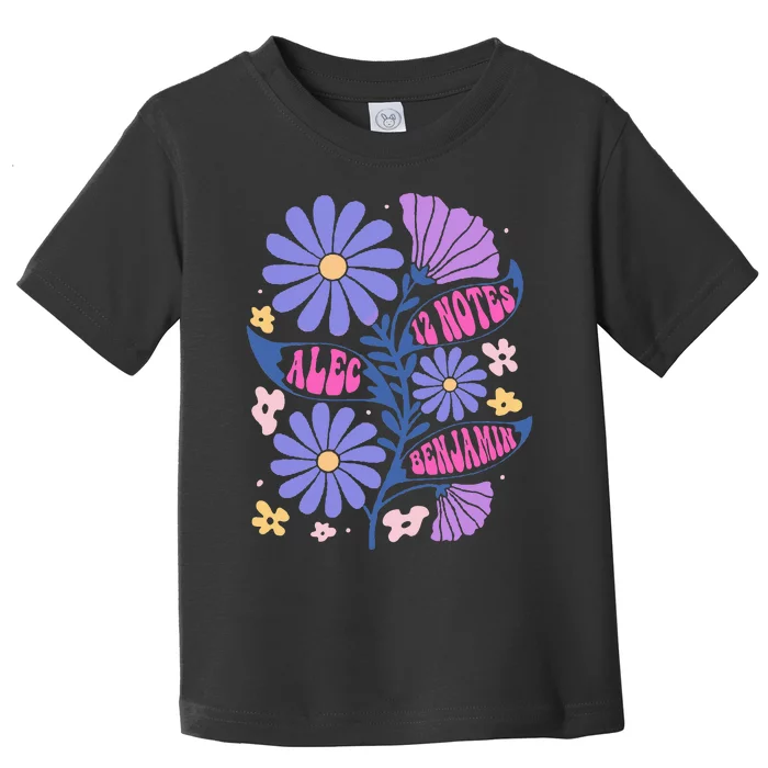 Benjamin 12 Notes Flower Art Alec Toddler T-Shirt