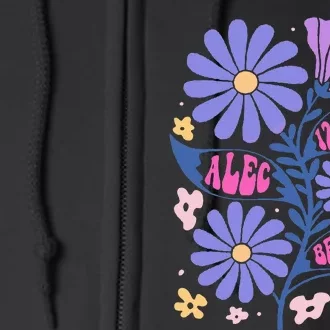 Benjamin 12 Notes Flower Art Alec Full Zip Hoodie