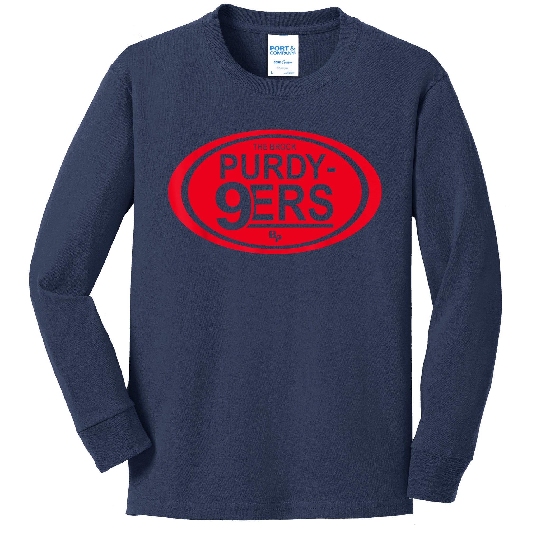 TeeShirtPalace Purdy Niners Funny San Francisco Football Long Sleeve Shirt