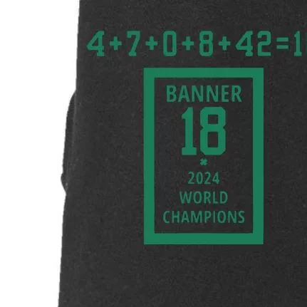 Banner 18 Time 2024 Boston Bball City Doggie 3-End Fleece Hoodie