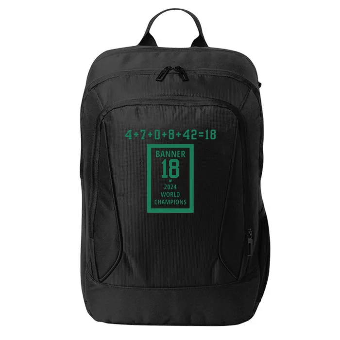 Banner 18 Time 2024 Boston Bball City City Backpack