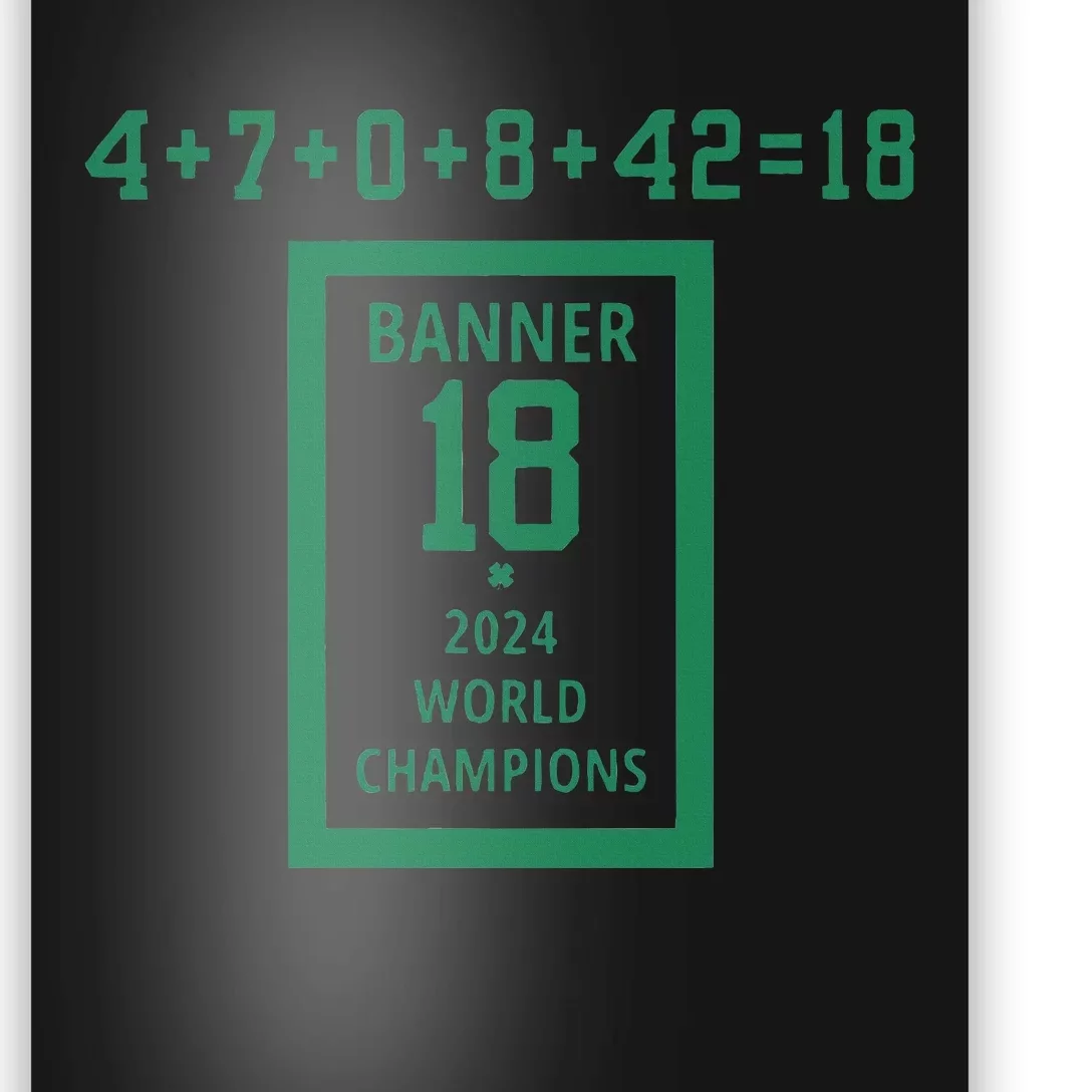 Banner 18 Time 2024 Boston Poster