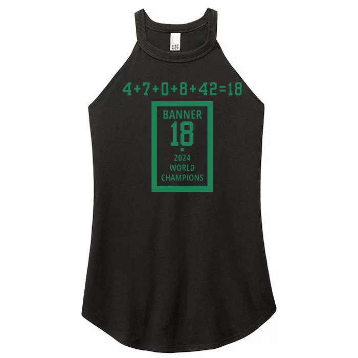 Banner 18 Time 2024 Boston Women’s Perfect Tri Rocker Tank