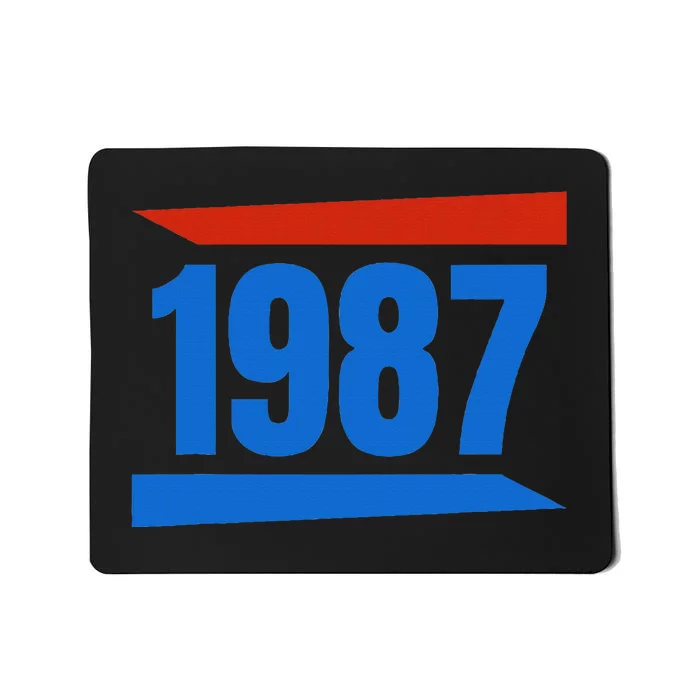 Birthday 1987 Vintage Retro Style Mousepad