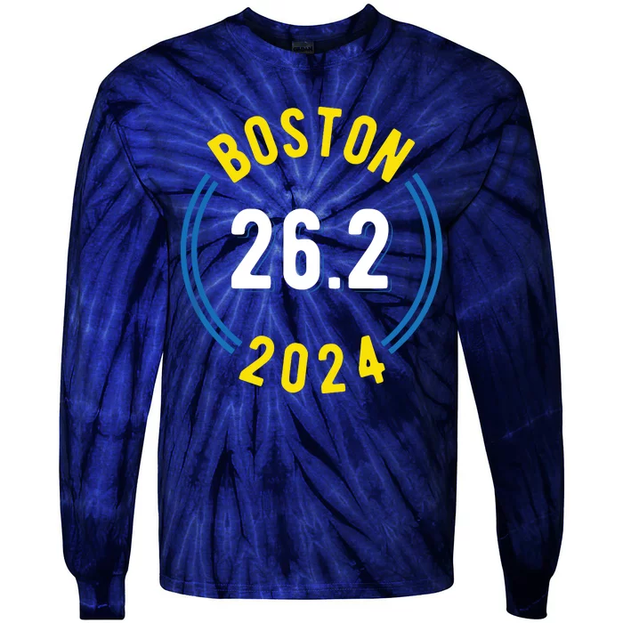 Boston 262 2024 Marathon Tie-Dye Long Sleeve Shirt