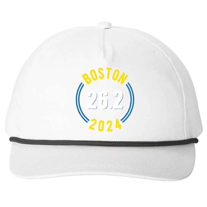 Boston 262 2024 Marathon Snapback Five-Panel Rope Hat