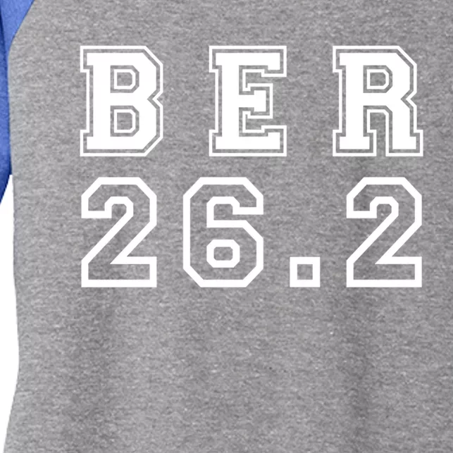 Berlin 26 2 Marathon Gift Women's Tri-Blend 3/4-Sleeve Raglan Shirt