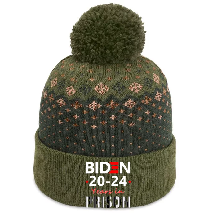 Biden 20 24 Years In Prison The Baniff Cuffed Pom Beanie