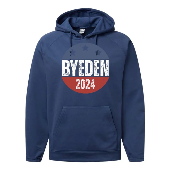 Byeden 2024 Anti Joe Biden Pro Trump Performance Fleece Hoodie