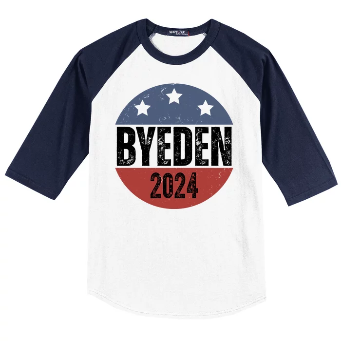 Byeden 2024 Anti Joe Biden Pro Trump Baseball Sleeve Shirt