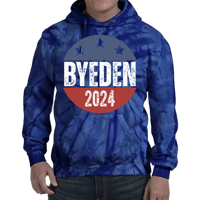 Byeden 2024 Anti Joe Biden Pro Trump Tie Dye Hoodie