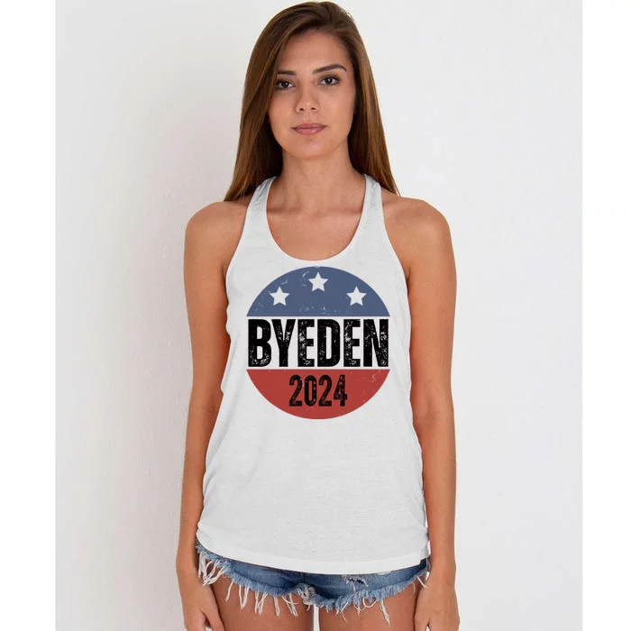 Byeden 2024 Anti Joe Biden Pro Trump Women's Knotted Racerback Tank