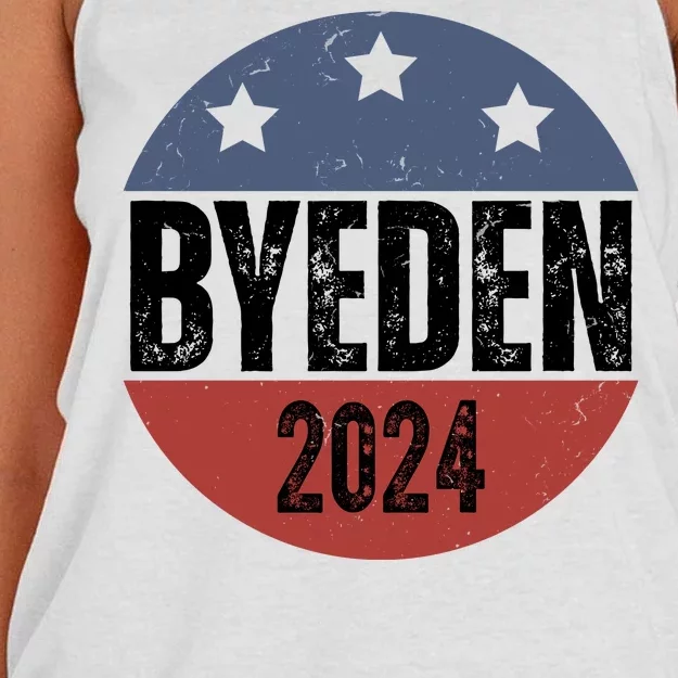 Byeden 2024 Anti Joe Biden Pro Trump Women's Knotted Racerback Tank