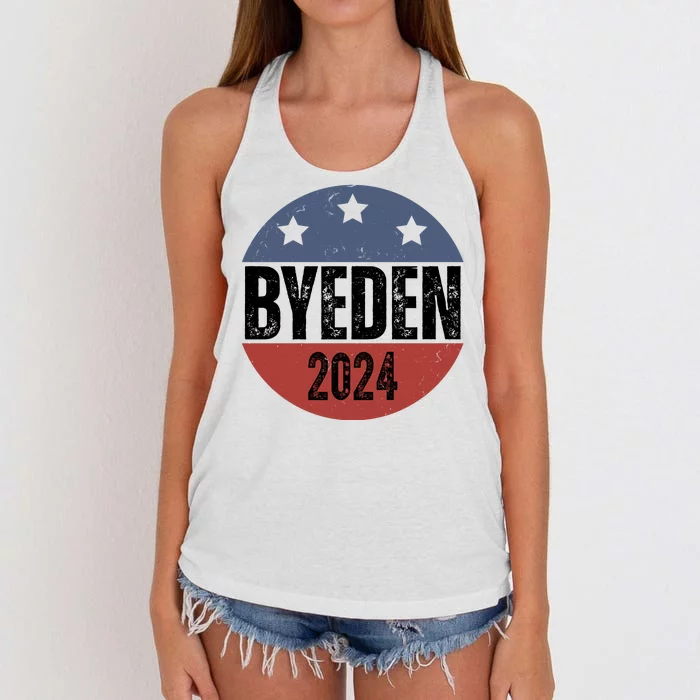 Byeden 2024 Anti Joe Biden Pro Trump Women's Knotted Racerback Tank