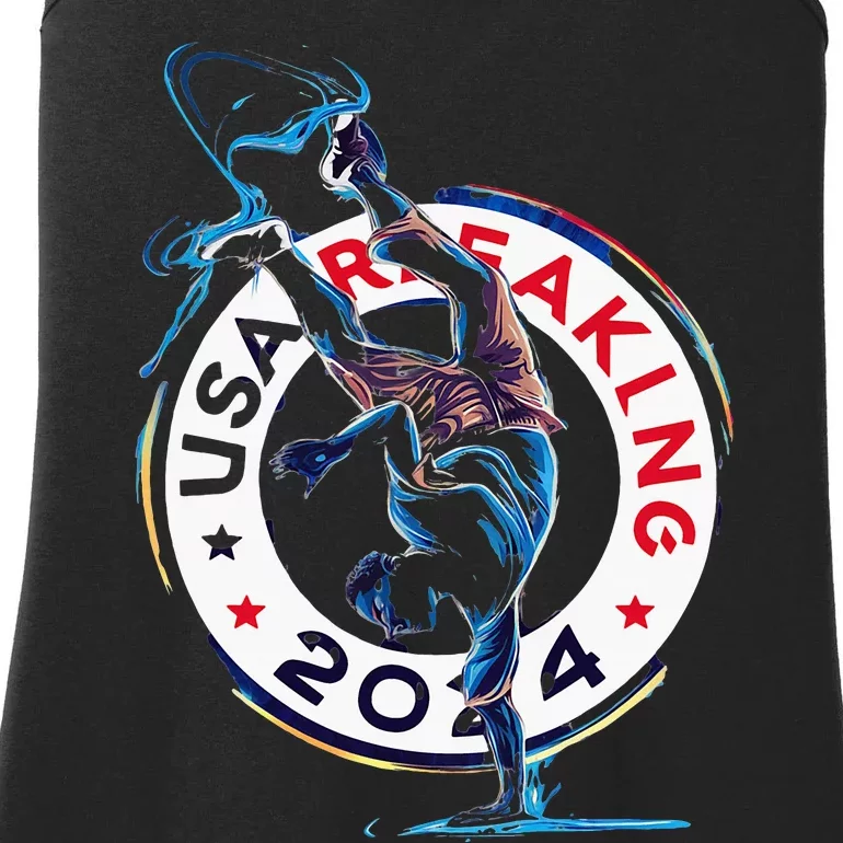 Breaking 2024 Celebration Usa Ladies Essential Tank