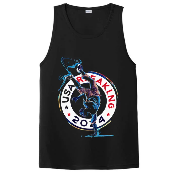 Breaking 2024 Celebration Usa Performance Tank