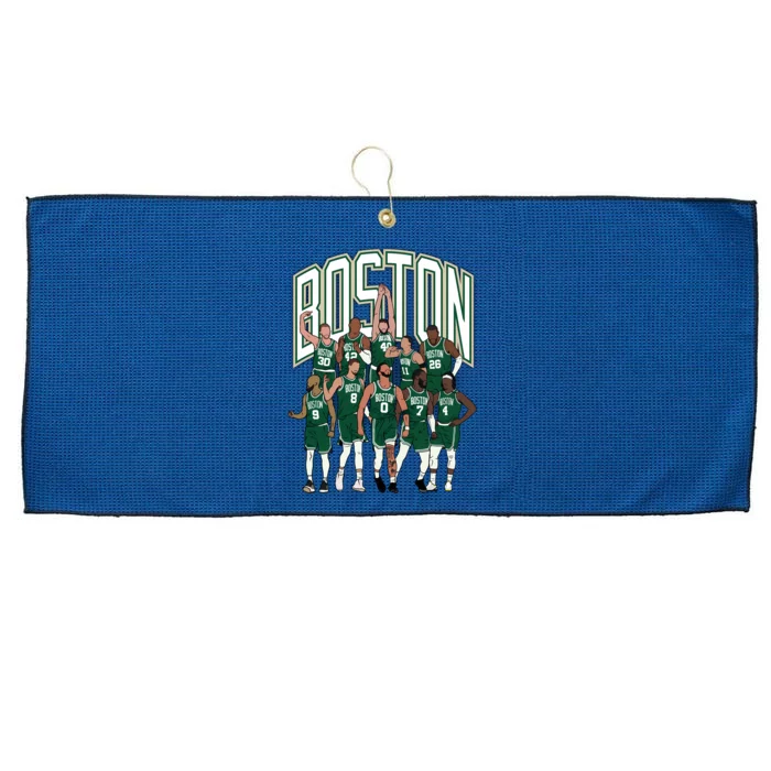 Boston 202324 Championship Large Microfiber Waffle Golf Towel