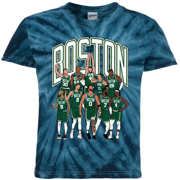 Boston 202324 Championship Kids Tie-Dye T-Shirt