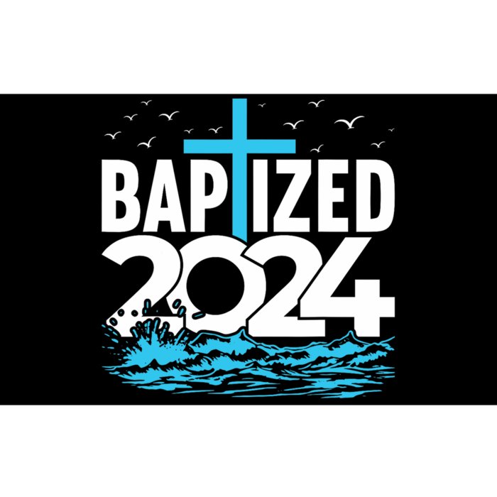 Baptized 2024 Christian Water Baptism Church Group Bumper Sticker