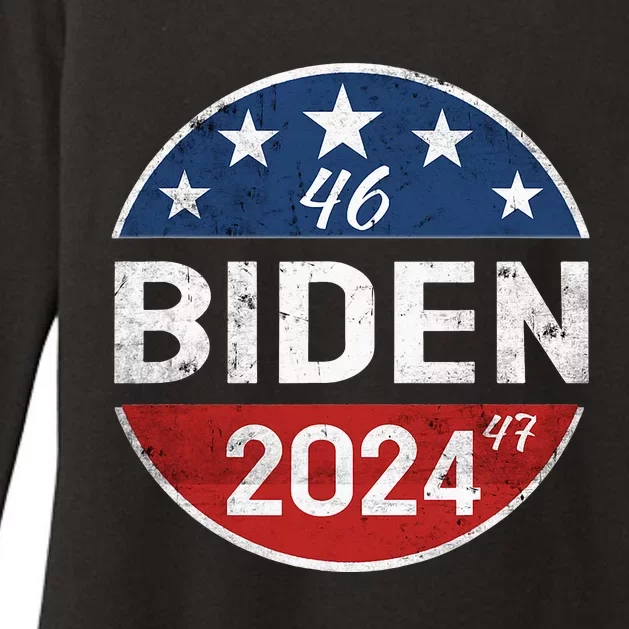 Biden 2024 Joe Biden 46th President 47th Womens CVC Long Sleeve Shirt