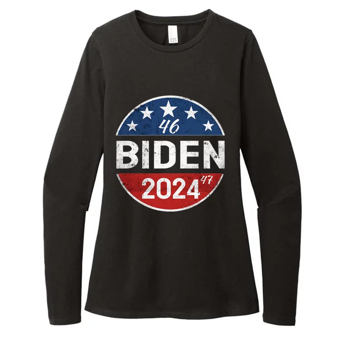 Biden 2024 Joe Biden 46th President 47th Womens CVC Long Sleeve Shirt