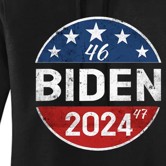 Biden 2024 Joe Biden 46th President 47th Women's Pullover Hoodie