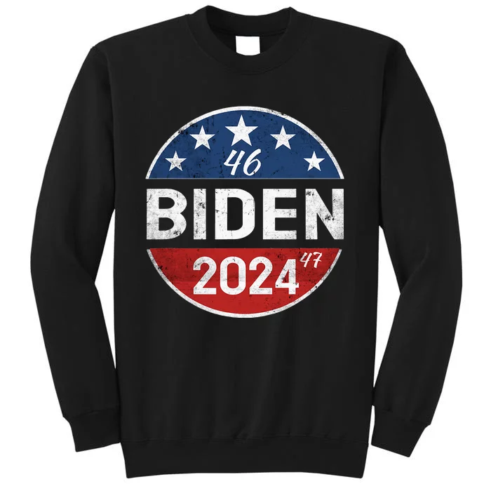 Biden 2024 Joe Biden 46th President 47th Tall Sweatshirt