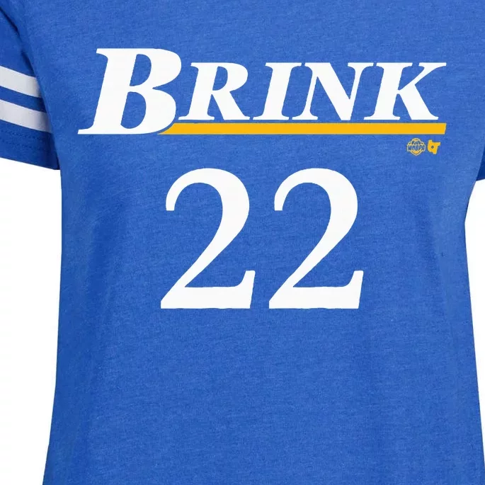 Brink 22 Los Angeles Basketball Enza Ladies Jersey Football T-Shirt