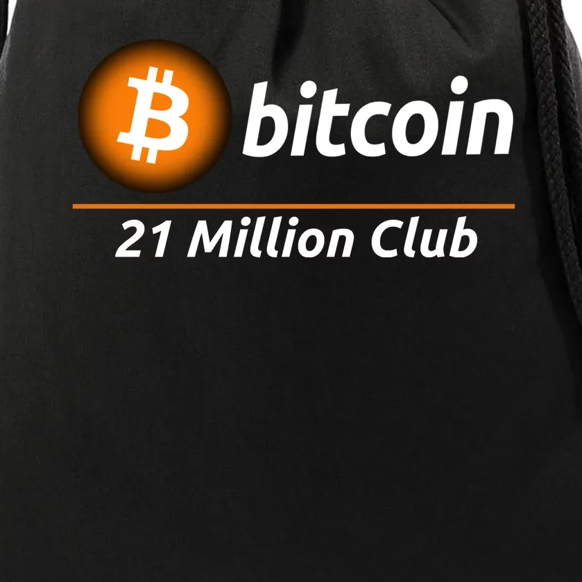 Bitcoin 21 Million Club, Cool Bitcoin, Cryptocurrency, Blockchain Drawstring Bag