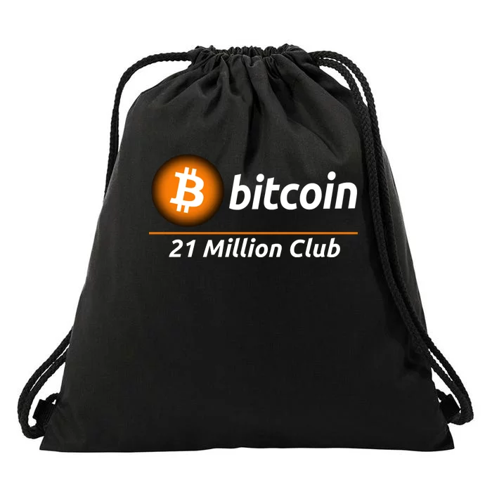 Bitcoin 21 Million Club, Cool Bitcoin, Cryptocurrency, Blockchain Drawstring Bag