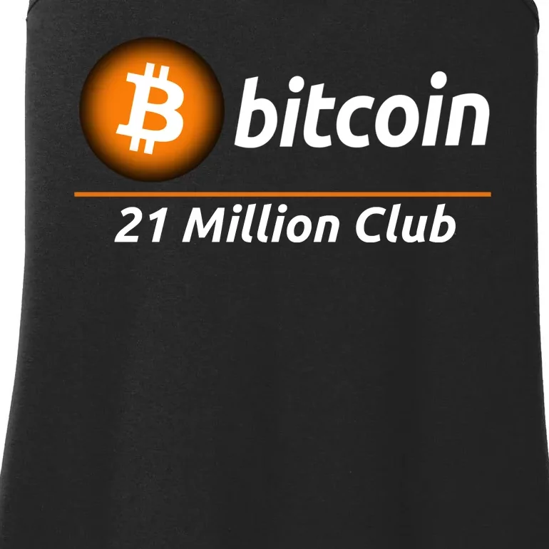 Bitcoin 21 Million Club, Cool Bitcoin, Cryptocurrency, Blockchain Ladies Essential Tank