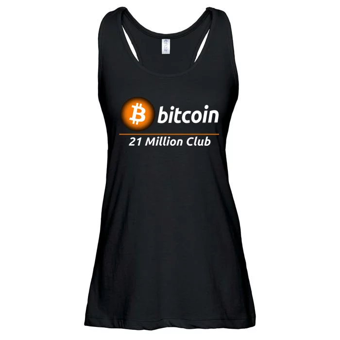 Bitcoin 21 Million Club, Cool Bitcoin, Cryptocurrency, Blockchain Ladies Essential Flowy Tank