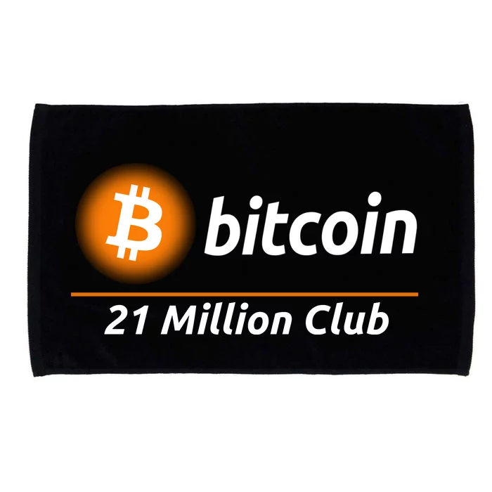 Bitcoin 21 Million Club, Cool Bitcoin, Cryptocurrency, Blockchain Microfiber Hand Towel