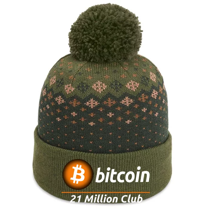 Bitcoin 21 Million Club, Cool Bitcoin, Cryptocurrency, Blockchain The Baniff Cuffed Pom Beanie