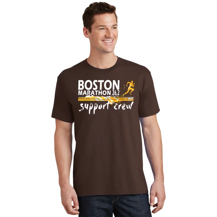 Boston 262 Marathon Support Crew For Men Women T-Shirt