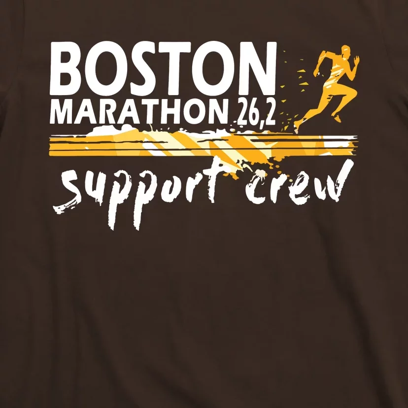 Boston 262 Marathon Support Crew For Men Women T-Shirt