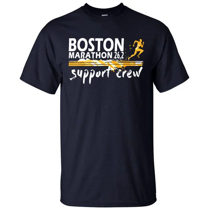 Boston 262 Marathon Support Crew For Men Women Tall T-Shirt