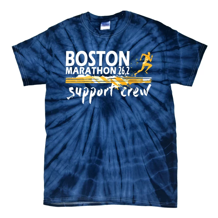 Boston 262 Marathon Support Crew For Men Women Tie-Dye T-Shirt