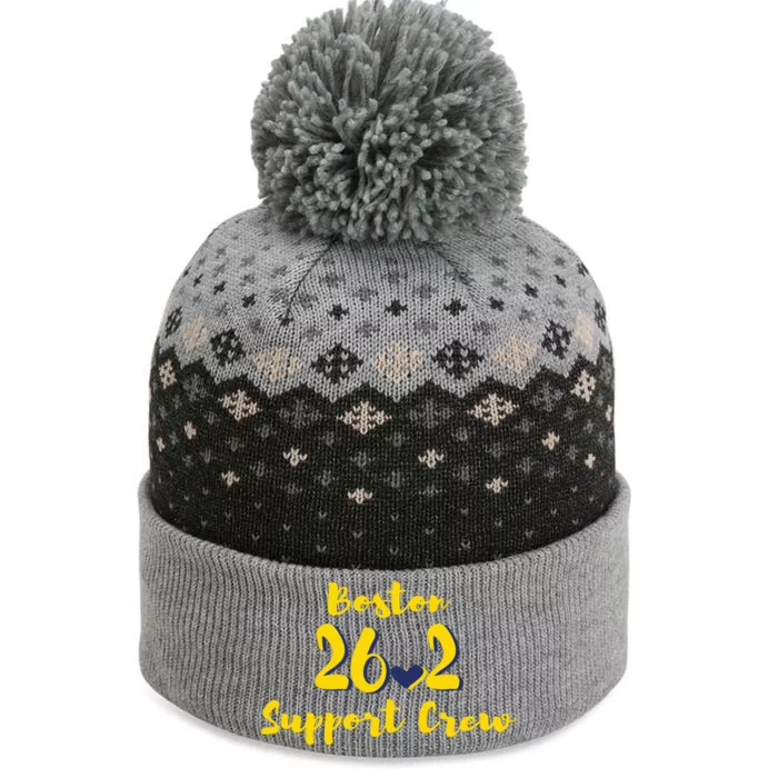 Boston 262 Marathon Support Crew The Baniff Cuffed Pom Beanie